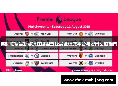 英超联赛最新赛况在哪里查找最全权威平台与资讯渠道指南 英超联赛最新赛况在哪里查找最全权威平台与资讯渠道指南